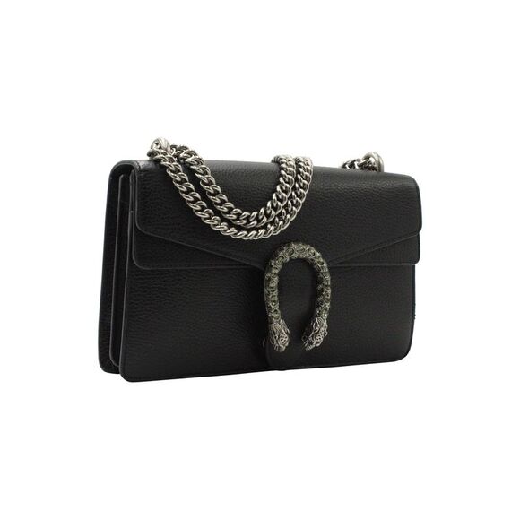 Gucci Small Dionysus Shoulder Bag in Black Leather - Picture 6 of 10